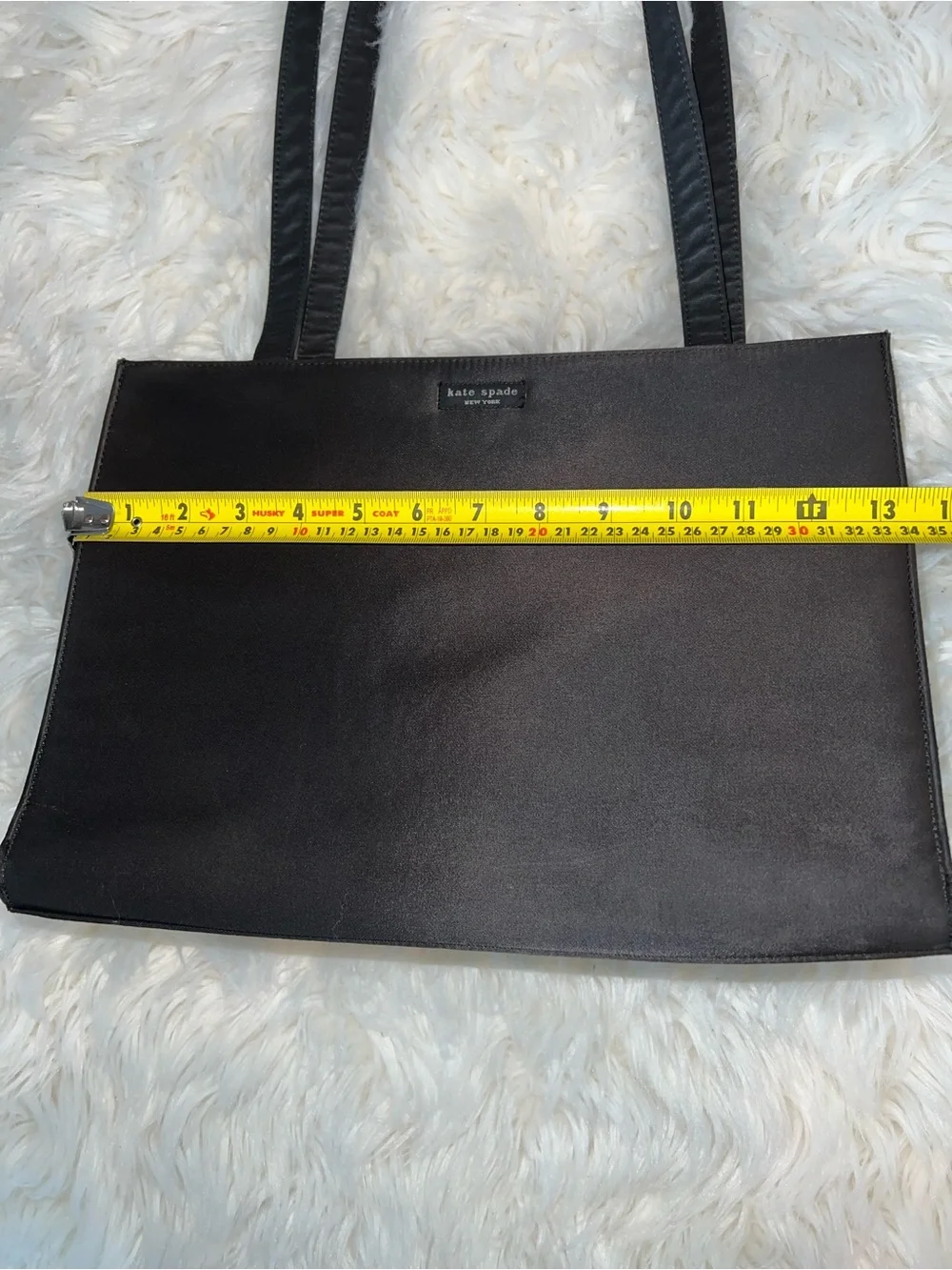 Kate Spade New York Black Nylon Tote Shoulder Bag Large